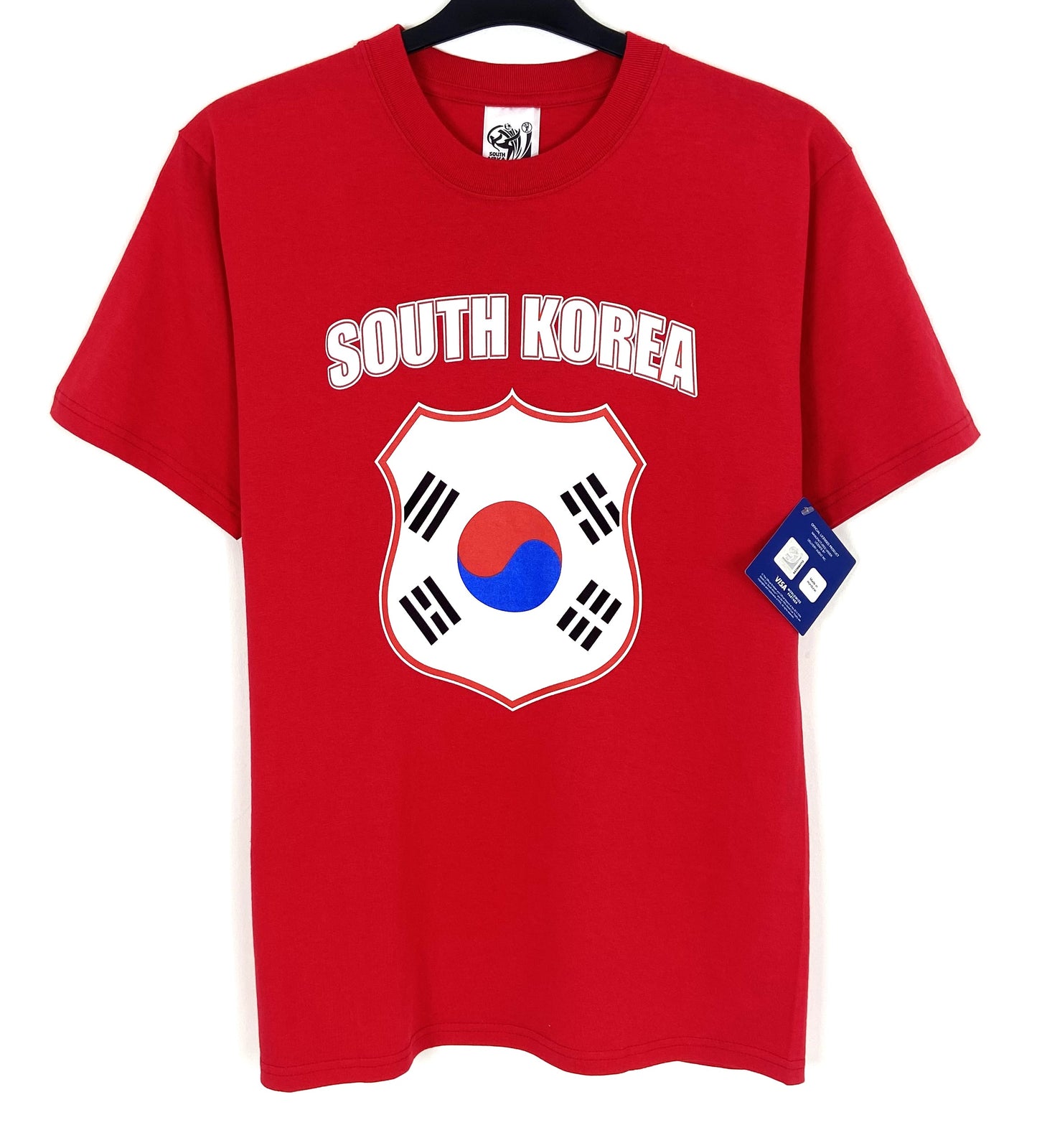 BNWT 2010 South Korea World Cup Football T-Shirt Men's Medium