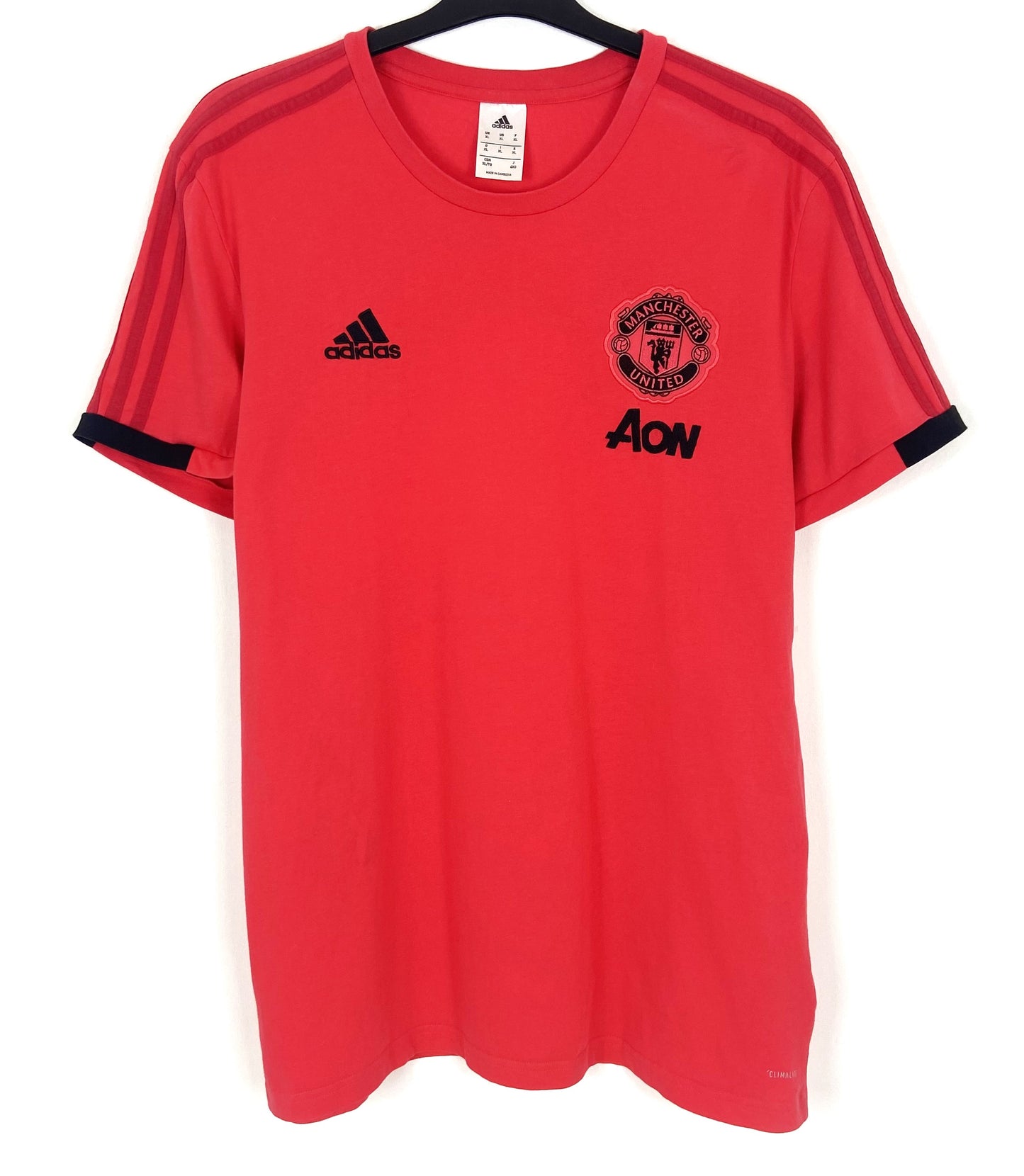 2018 2019 Manchester United Adidas Training Football Shirt Men's XL