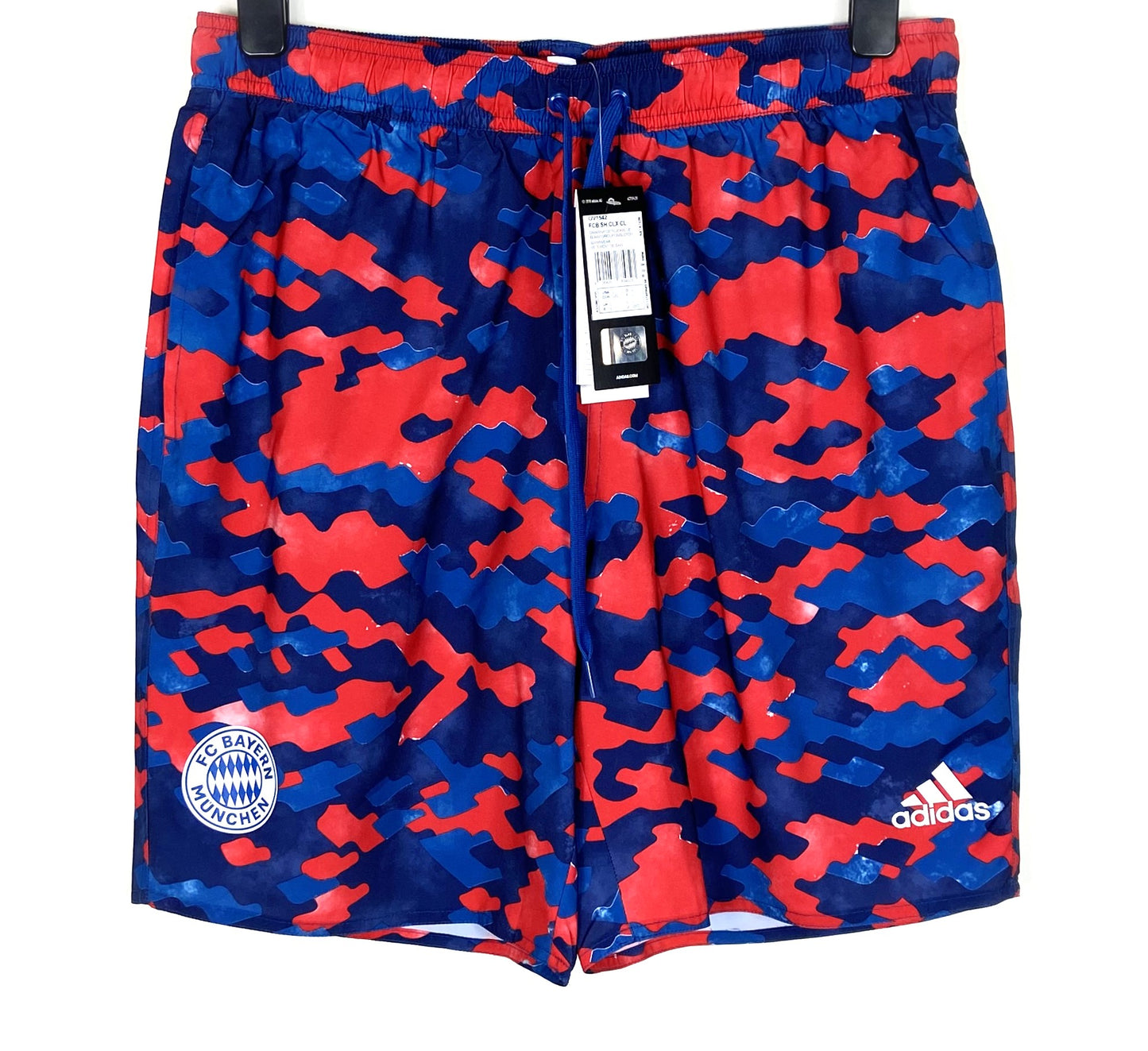 BNWT 2021 2022 Bayern Munich Adidas Football Swim Shorts Men's Large