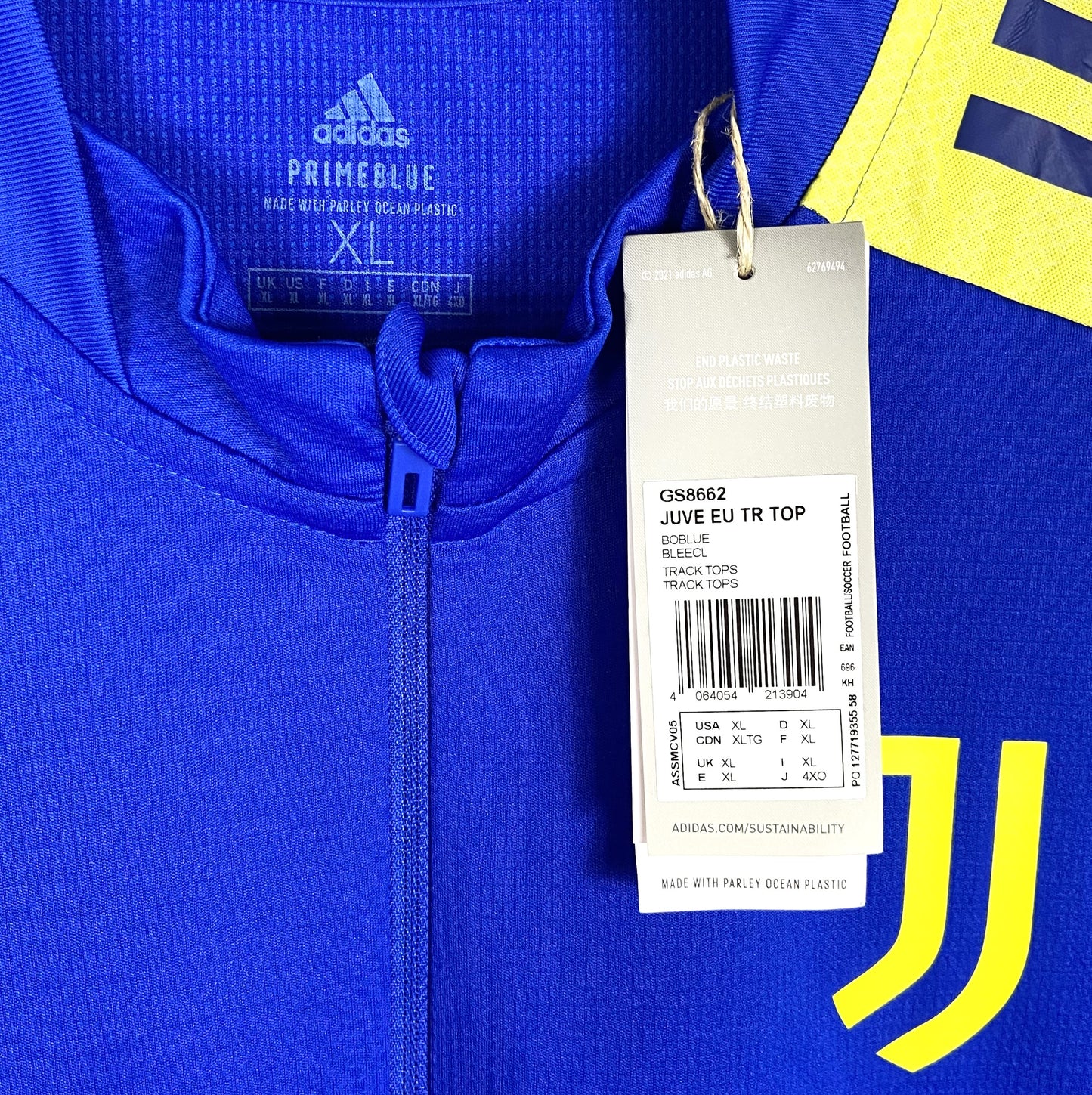 BNWT 2021 2022 Juventus Adidas EU Training Football Top Men's XL