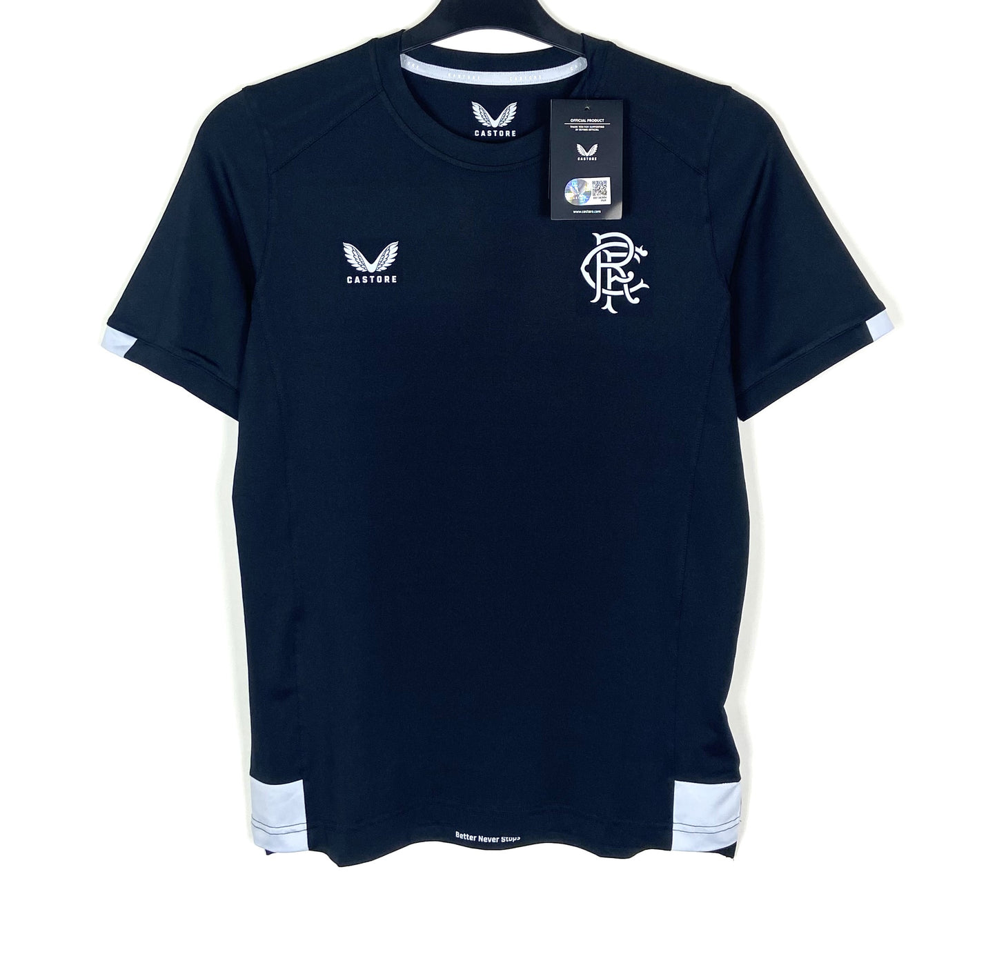 BNWT 2022 2023 Rangers Castore Travel Football Shirt Kids 12-13 Years