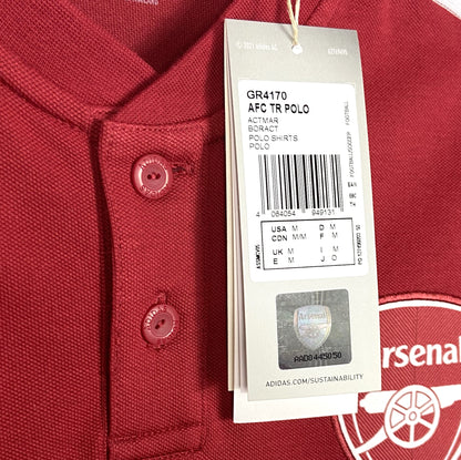 BNWT 2021 2022 Arsenal Adidas Training Football Polo Shirt Men's Sizes