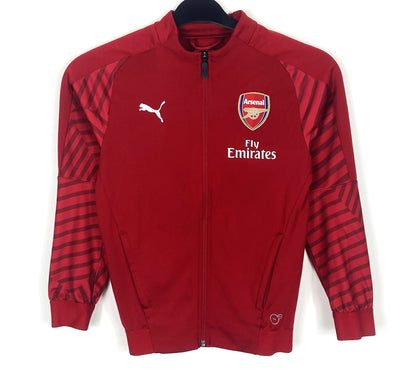 2017 2018 Arsenal Puma Training Football Jacket Kids 9-10 Years