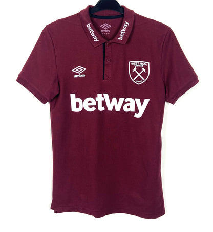 2017 2018 West Ham Umbro Football Training Polo Shirt Men's Small