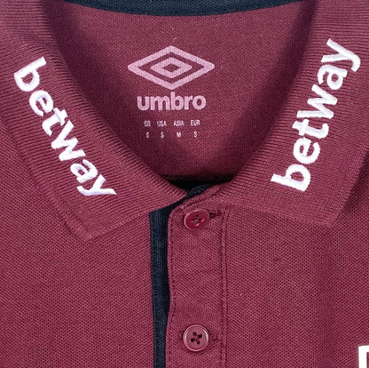 2017 2018 West Ham Umbro Football Training Polo Shirt Men's Small