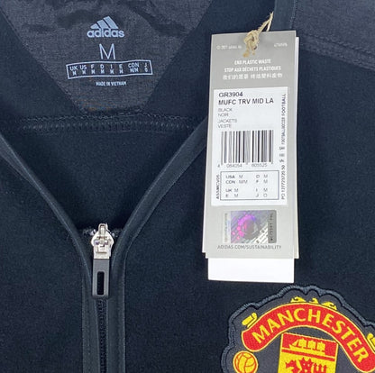 BNWT 2021 2022 Manchester United Adidas Travel Midlayer Football Top Men's Medium