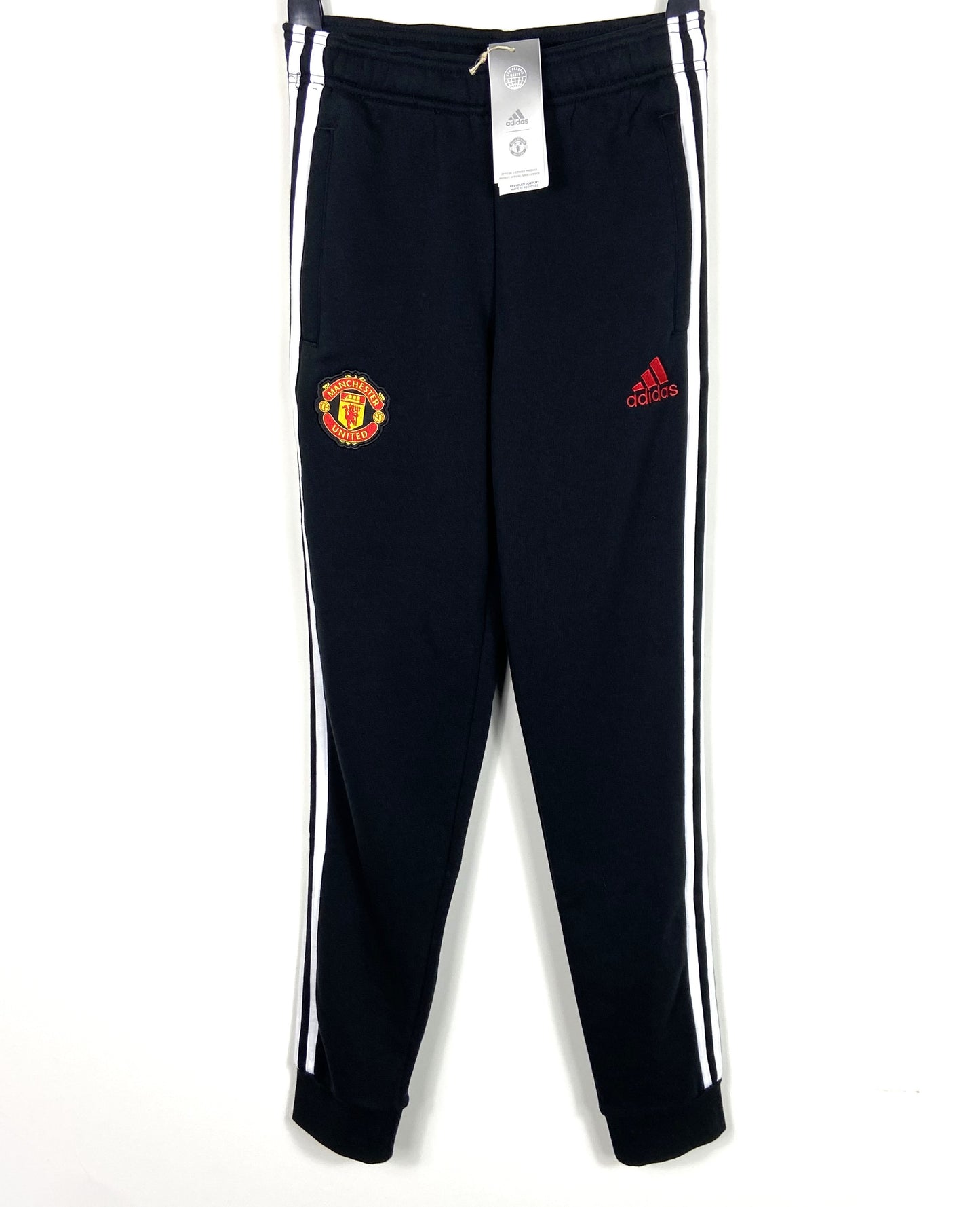 BNWT 2021 2022 Manchester United Adidas 3S Football Sweatpants Men's XS