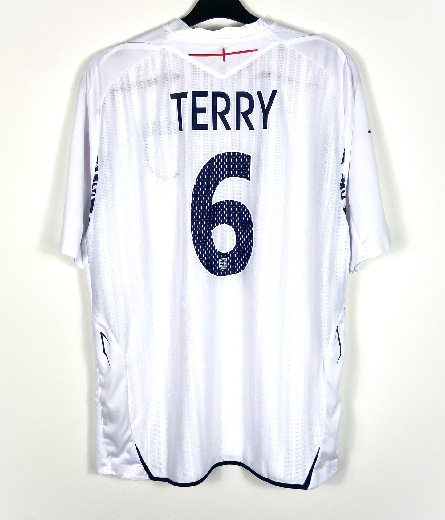 BNWT 2007 2009 England Home Umbro Football Shirt TERRY 6 Men's Sizes