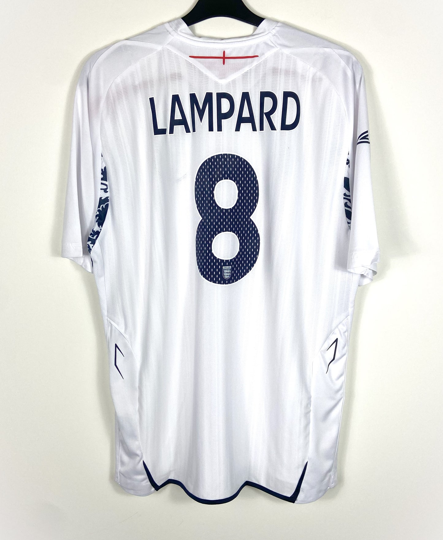 BNWT 2007 2009 England Home Umbro Football Shirt LAMPARD 8 Men's XXL