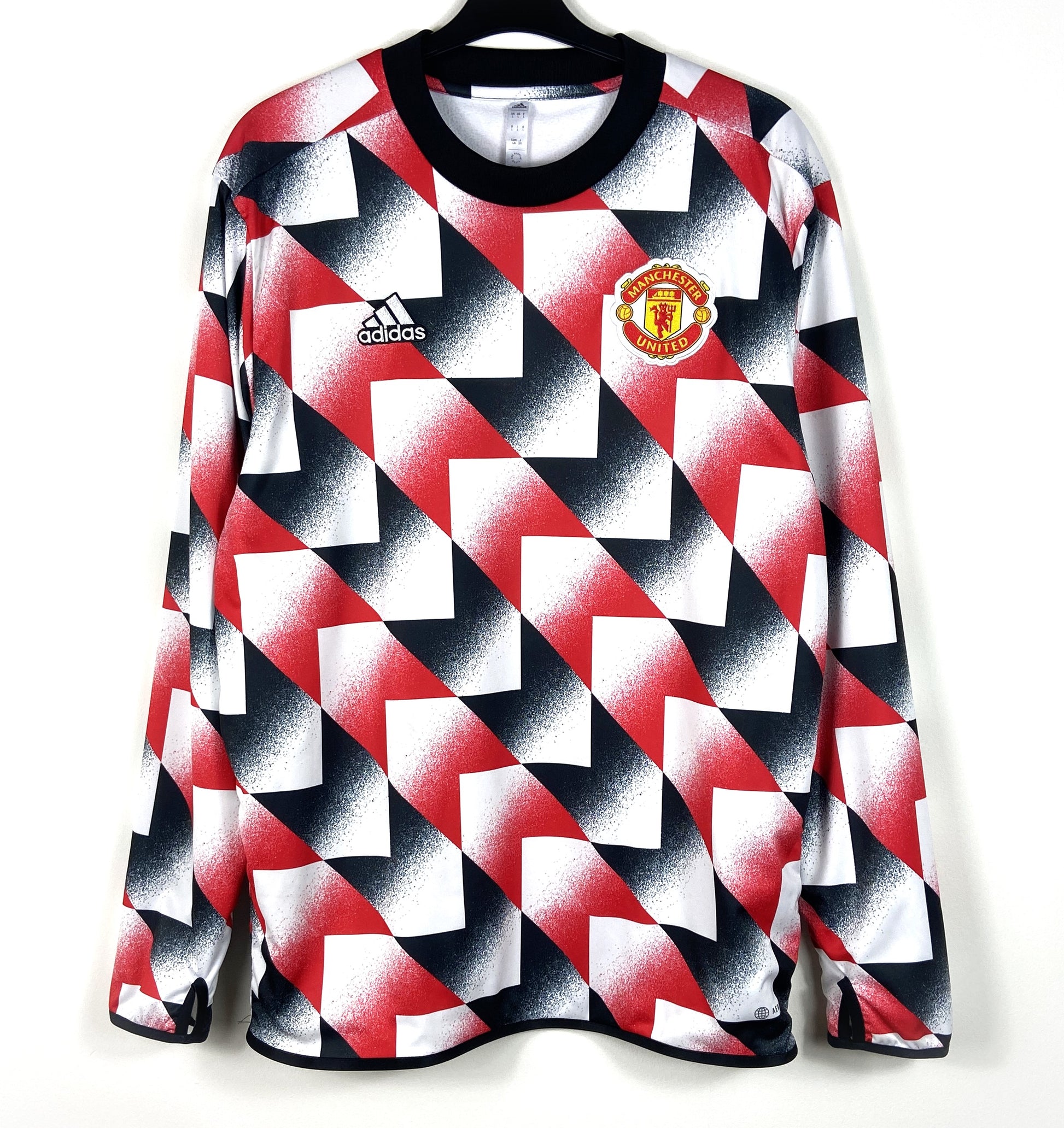 Manchester United adidas Pre Match Top - Red