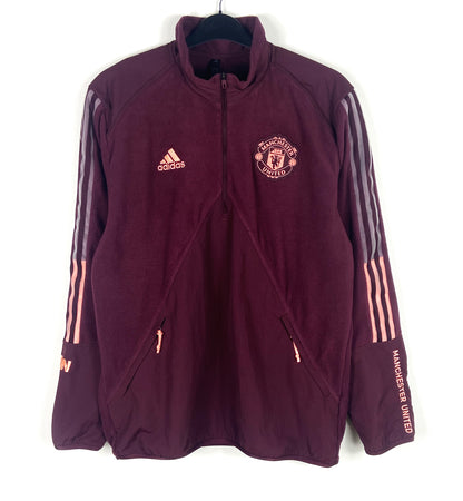 2020 2021 Manchester United Adidas Football Travel Fleece Men's Medium