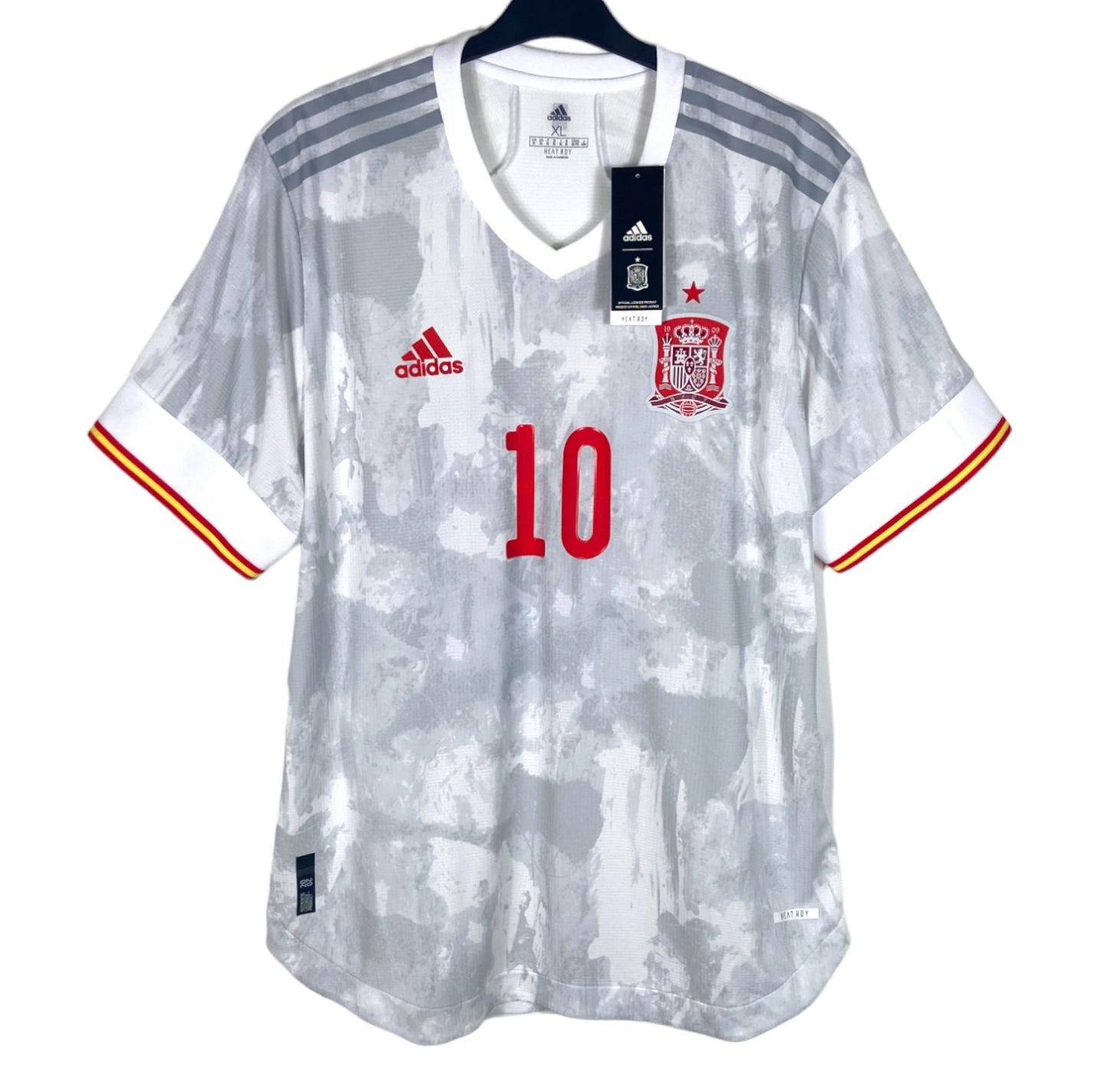 BNWT 2020 2021 Spain Adidas Away Player Issue Football Shirt THIAGO 10 Men's XL