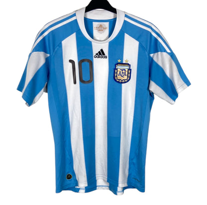 2010 2011 Argentina Adidas Home Football Shirt MESSI 10 Men's Medium
