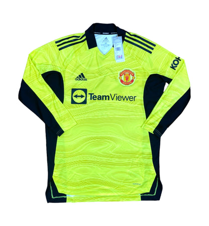 BNWT 2021 2022 Manchester United Adidas Home Goalkeeper Football Shirt DE GEA 1 Men's Medium