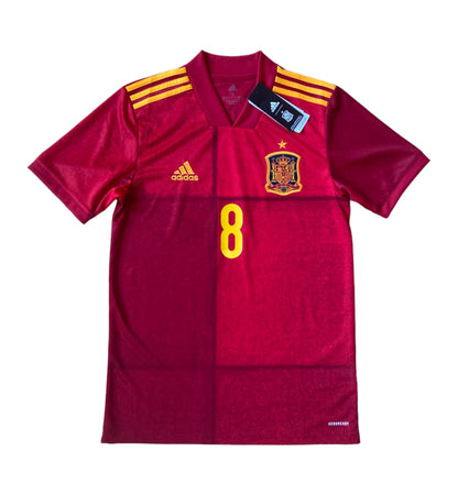 BNWT 2020 2021 Spain Adidas Home Football Shirt KOKE 8 Men's Small