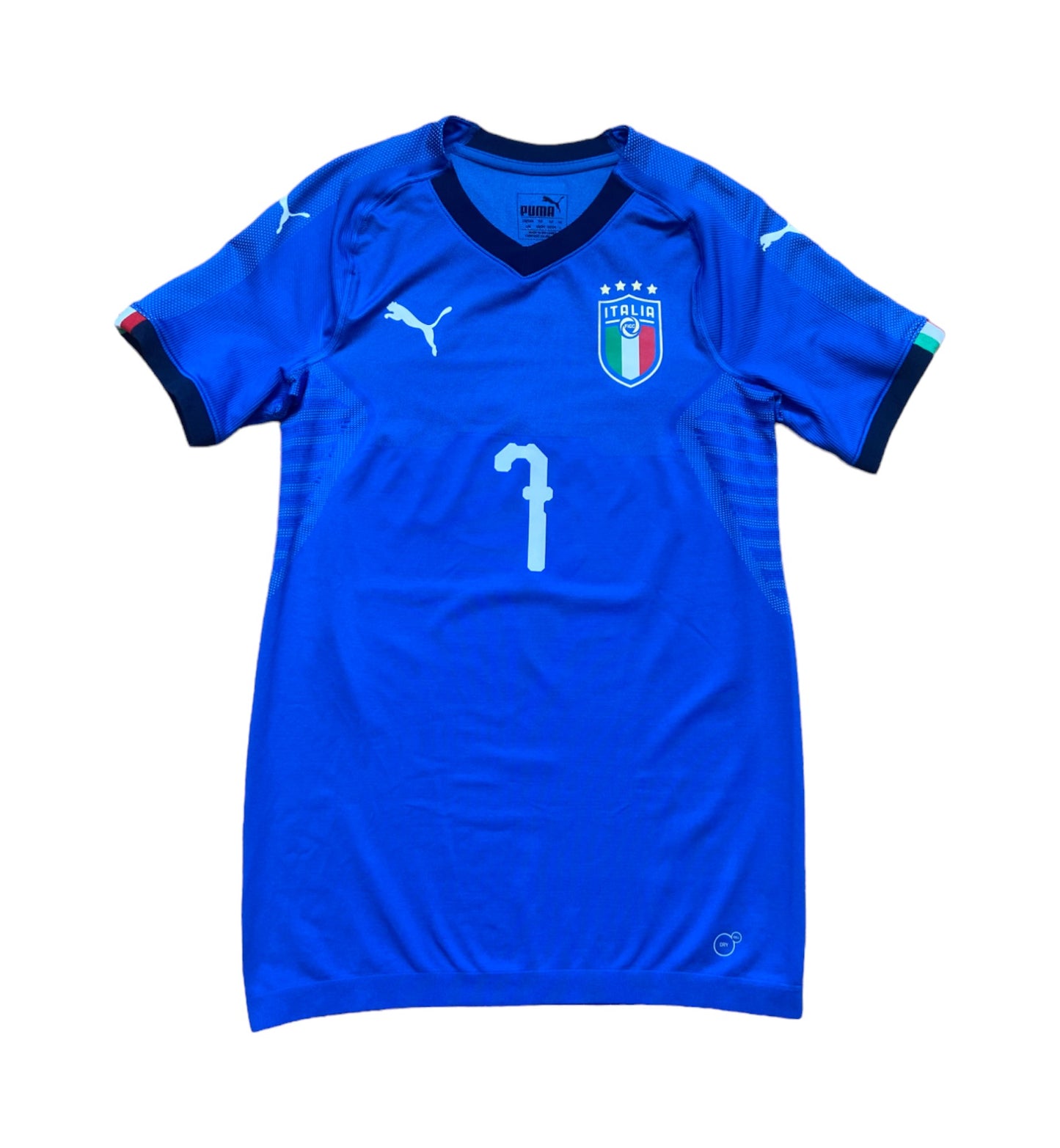 2018 2019 Italy Puma Home Player Issue Football Shirt ZAZA 7 Men's Large