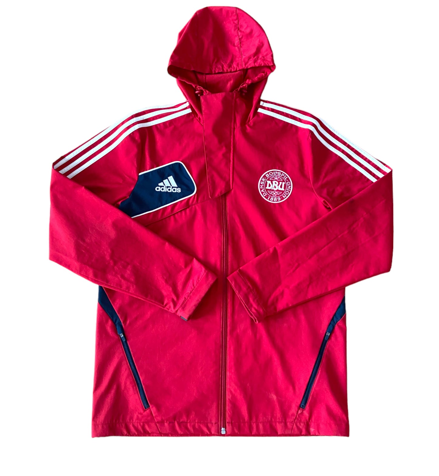 2011 2012 Denmark Adidas Football Training Rain Jacket Men's Medium