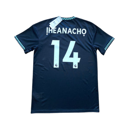 BNWT 2022 2023 Leicester City Adidas Away Football Shirt IHEANACHO 14 Men's Medium