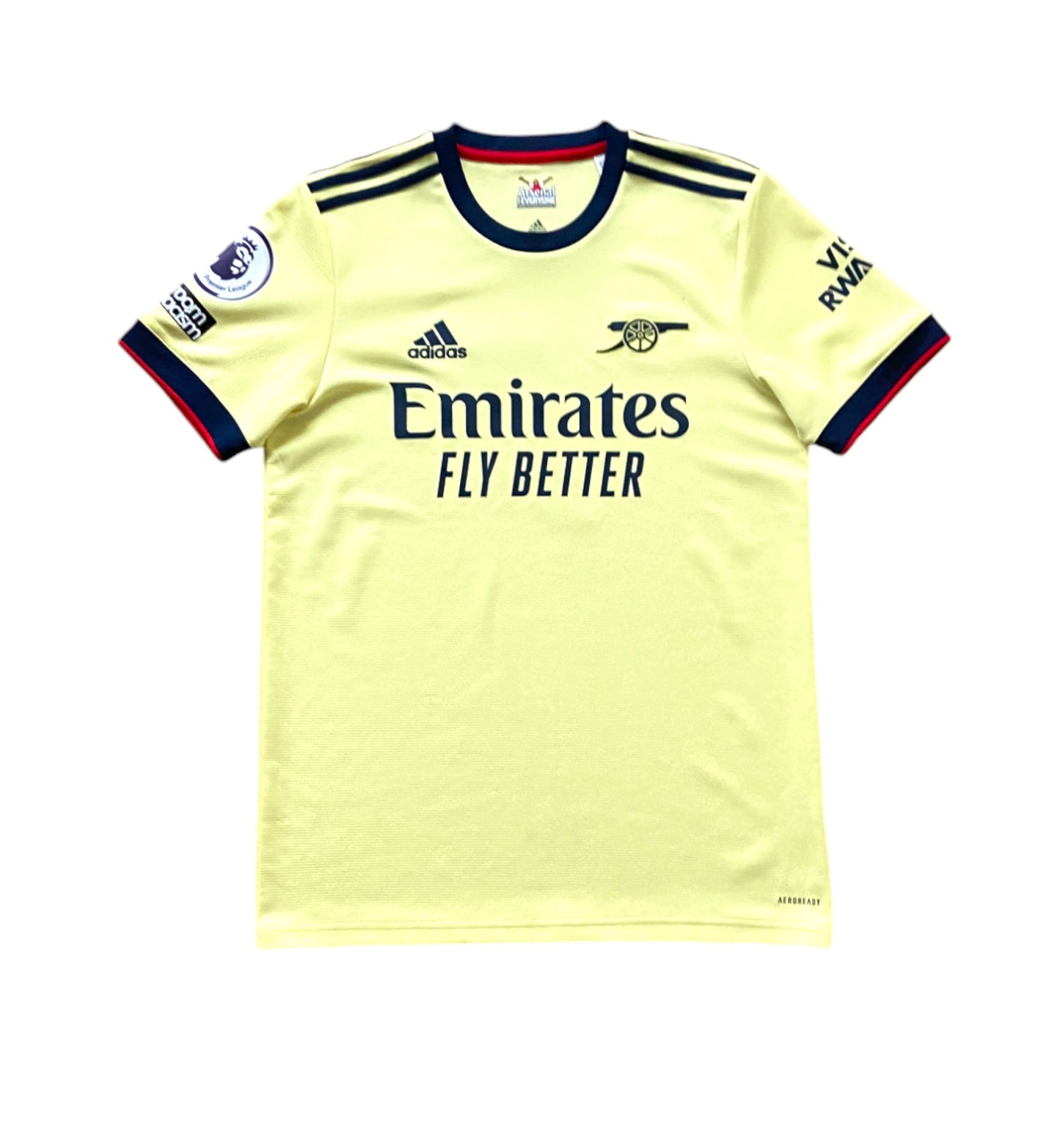 2021 2022 Arsenal Adidas Away Football Shirt SAKA 7 Men's Medium