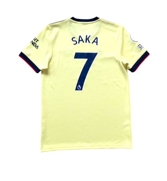 2021 2022 Arsenal Adidas Away Football Shirt SAKA 7 Men's Medium