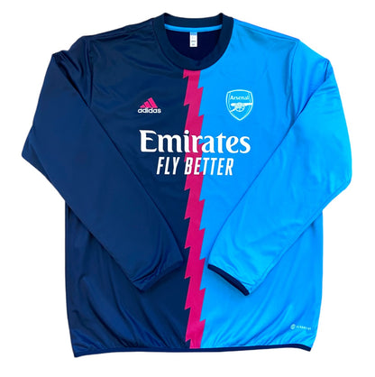 2022 2023 Arsenal Adidas Training Warm up Football Top Men's Large