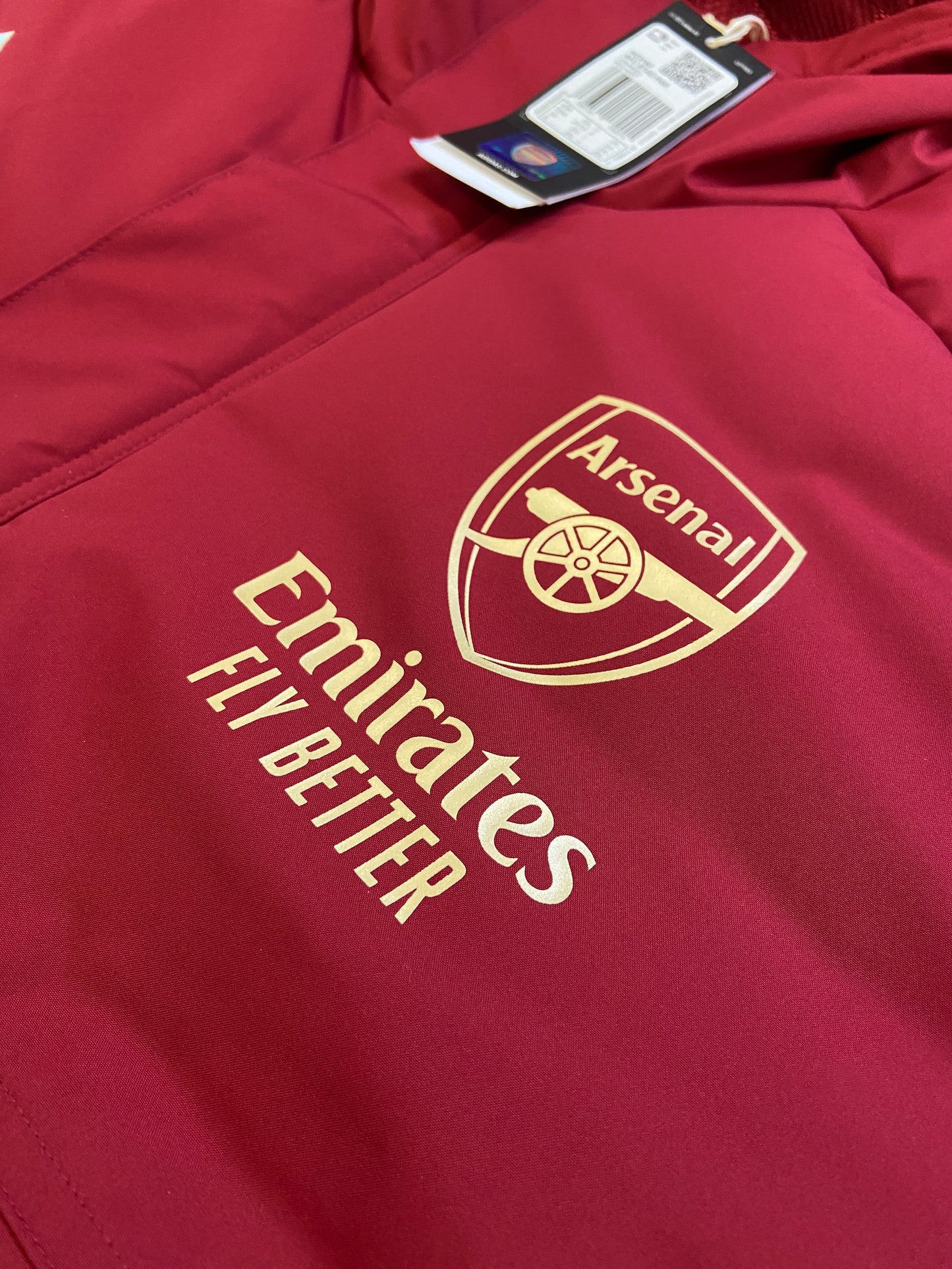 BNWT 2023 2024 Arsenal Adidas Stadium Football Parker Coat Men's XXL