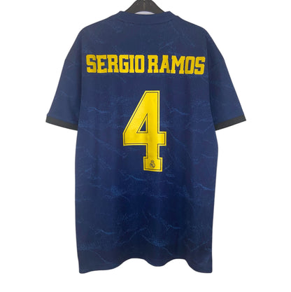 2019 2020 Real Madrid Adidas Away SERGIO RAMOS 4 Football Shirt Men's Large