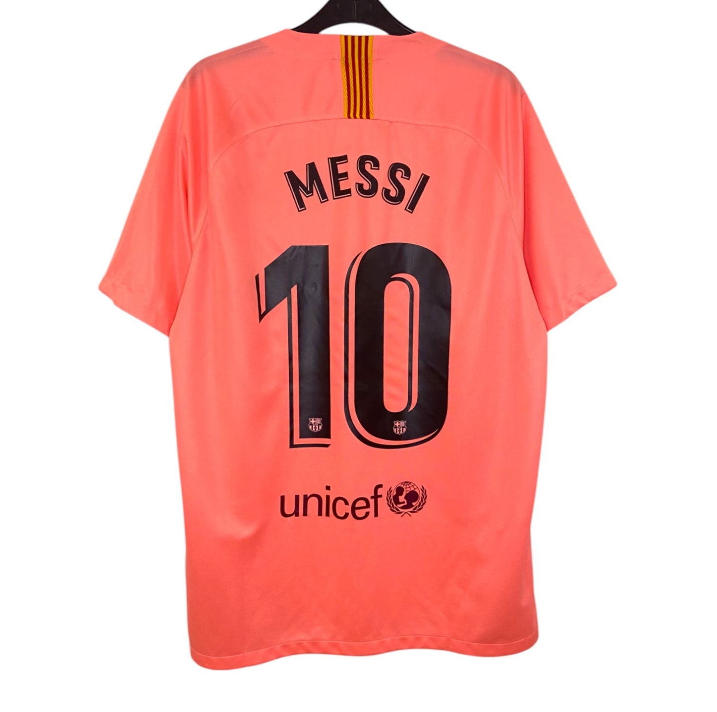 2018 2019 Barcelona Nike 3rd Football Shirt MESSI 10 Men's Large