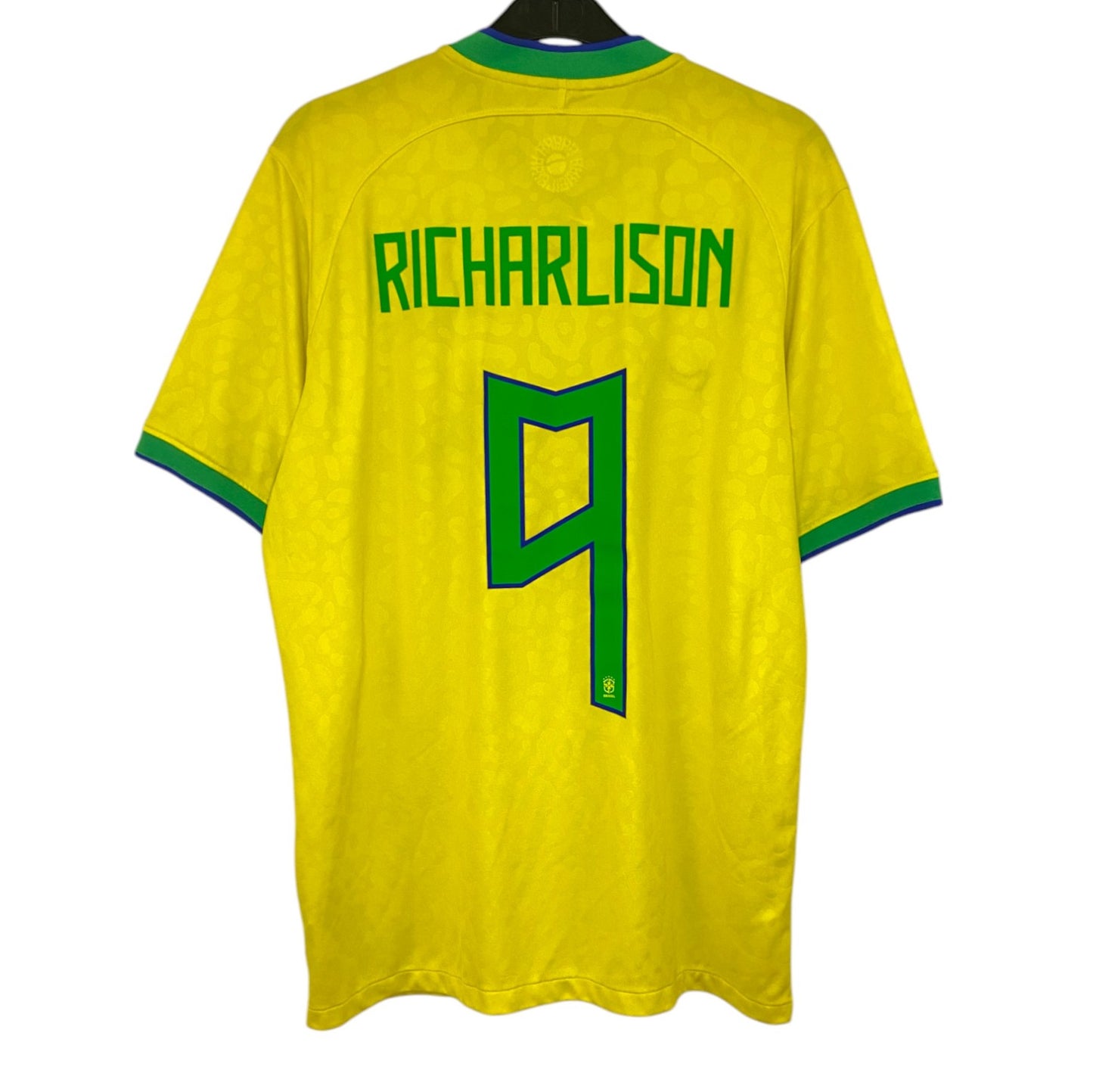 2022 2023 Brazil Nike Home Football Shirt RICHARLISON 9 Men's Medium