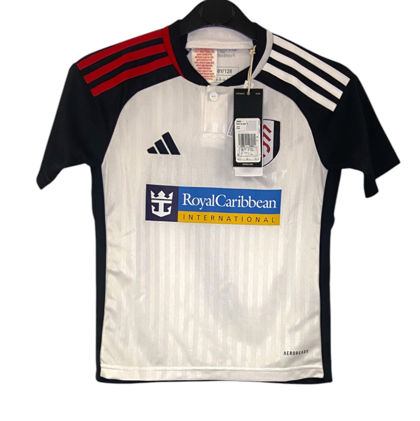 BNWT 2023 2024 Fulham Home Adidas Football Shirt RAUL 7 Kids 7-8 Years