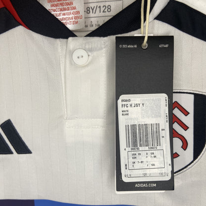 BNWT 2023 2024 Fulham Home Adidas Football Shirt RAUL 7 Kids 7-8 Years