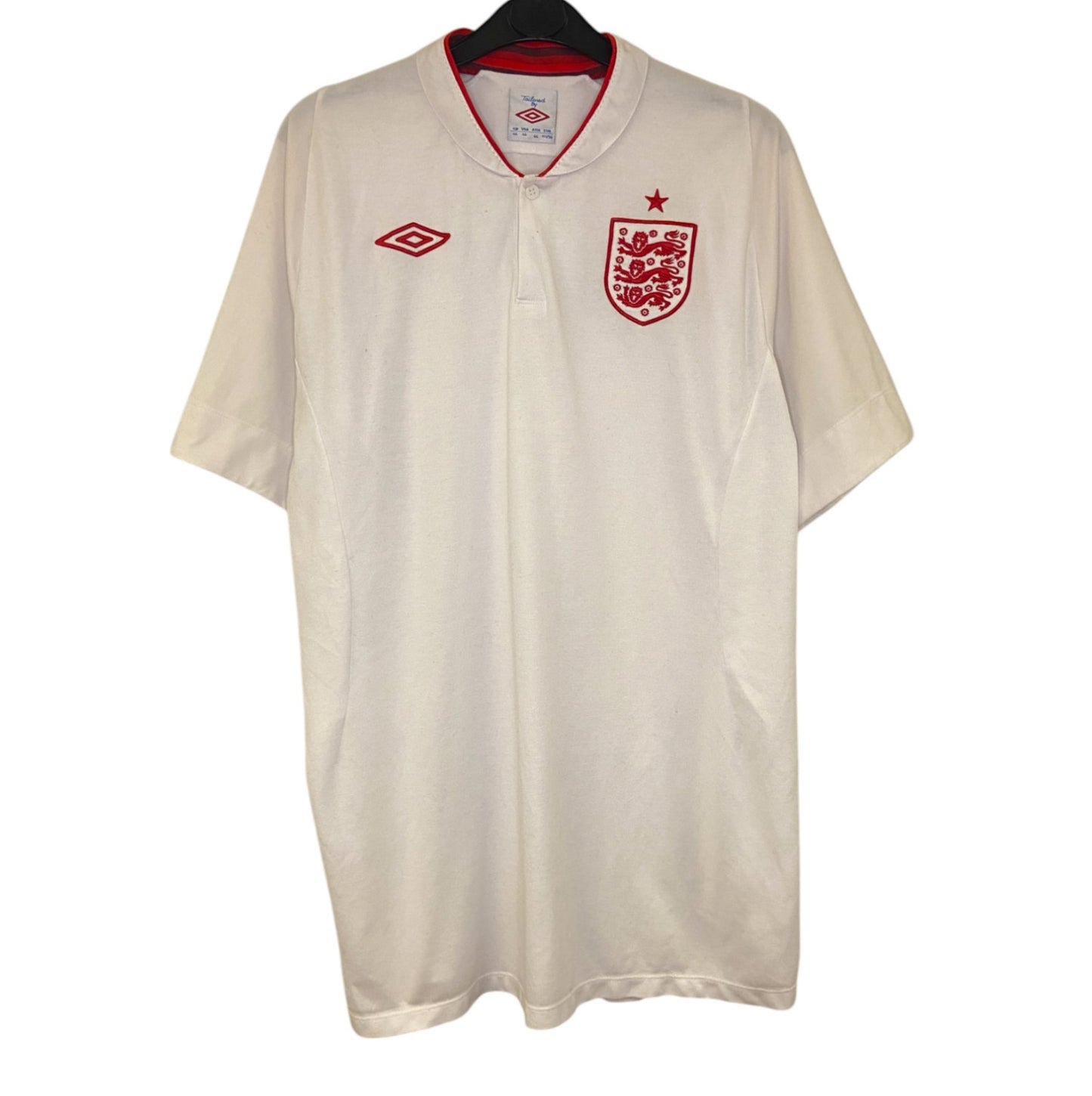 2012 2013 England Home Umbro Football Shirt Men's Large