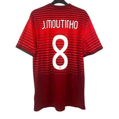 2014 2015 Portugal Nike Home Football Shirt J. MOUTINHO 8 Men's Large