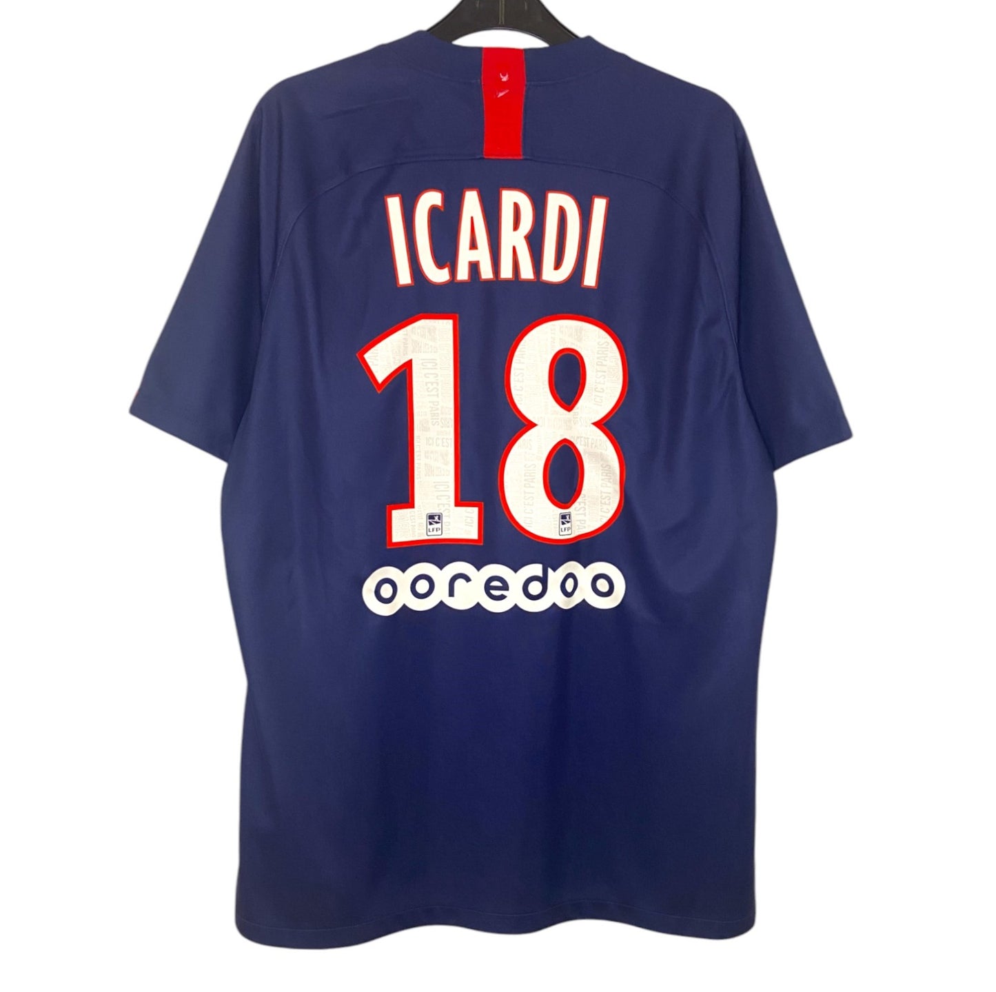 2019 2020 Paris Saint-Germain Nike Home Football Shirt ICARDI 18 Men's Large