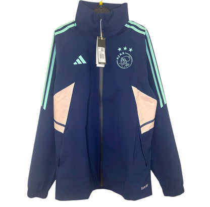 BNWT 2023 2024 Ajax Adidas Football Rain Jacket Men's Medium