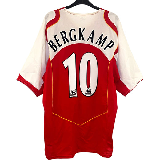 2004 2005 Arsenal Nike Home Football Shirt BERGKAMP 10 Men's XL