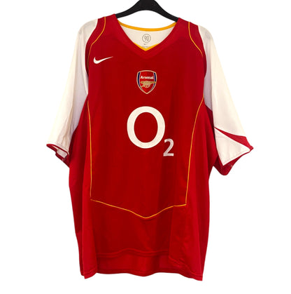 2004 2005 Arsenal Nike Home Football Shirt BERGKAMP 10 Men's XL