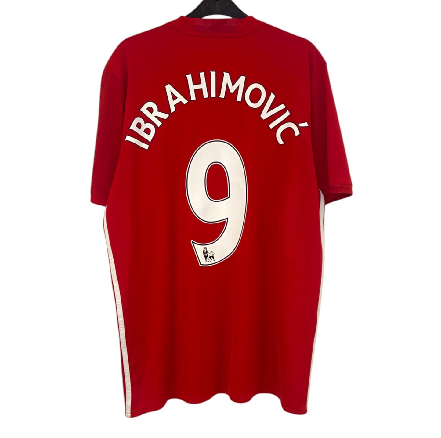 2016 2017 Manchester United Adidas Home Football Shirt IBRAHIMOVIC 9 Men's Large