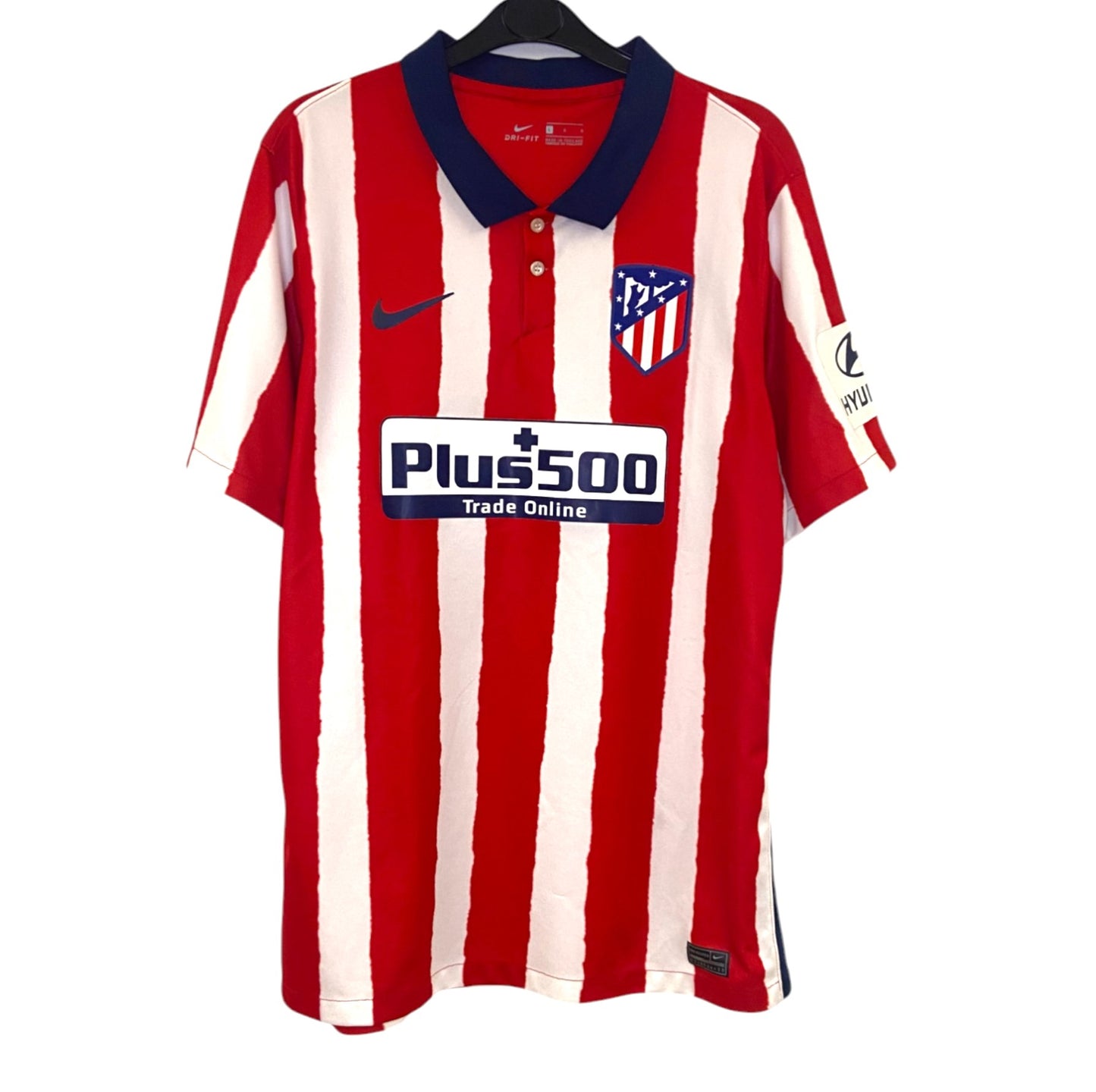 2020 2021 Atletico Madrid Nike Home Football Shirt SUAREZ 9 Men's Large