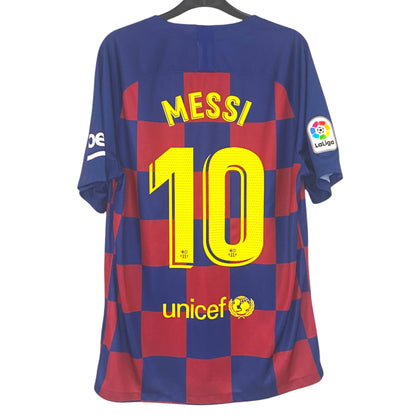 2019 2020 Barcelona Nike Home Football Shirt MESSI 10 Men's Large