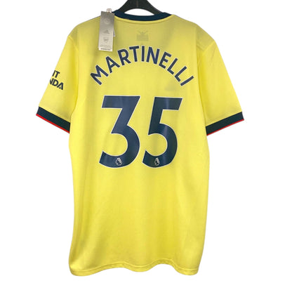 BNWT 2021 2022 Arsenal Adidas Away Football Shirt MARTINELLI 35 Men's Large