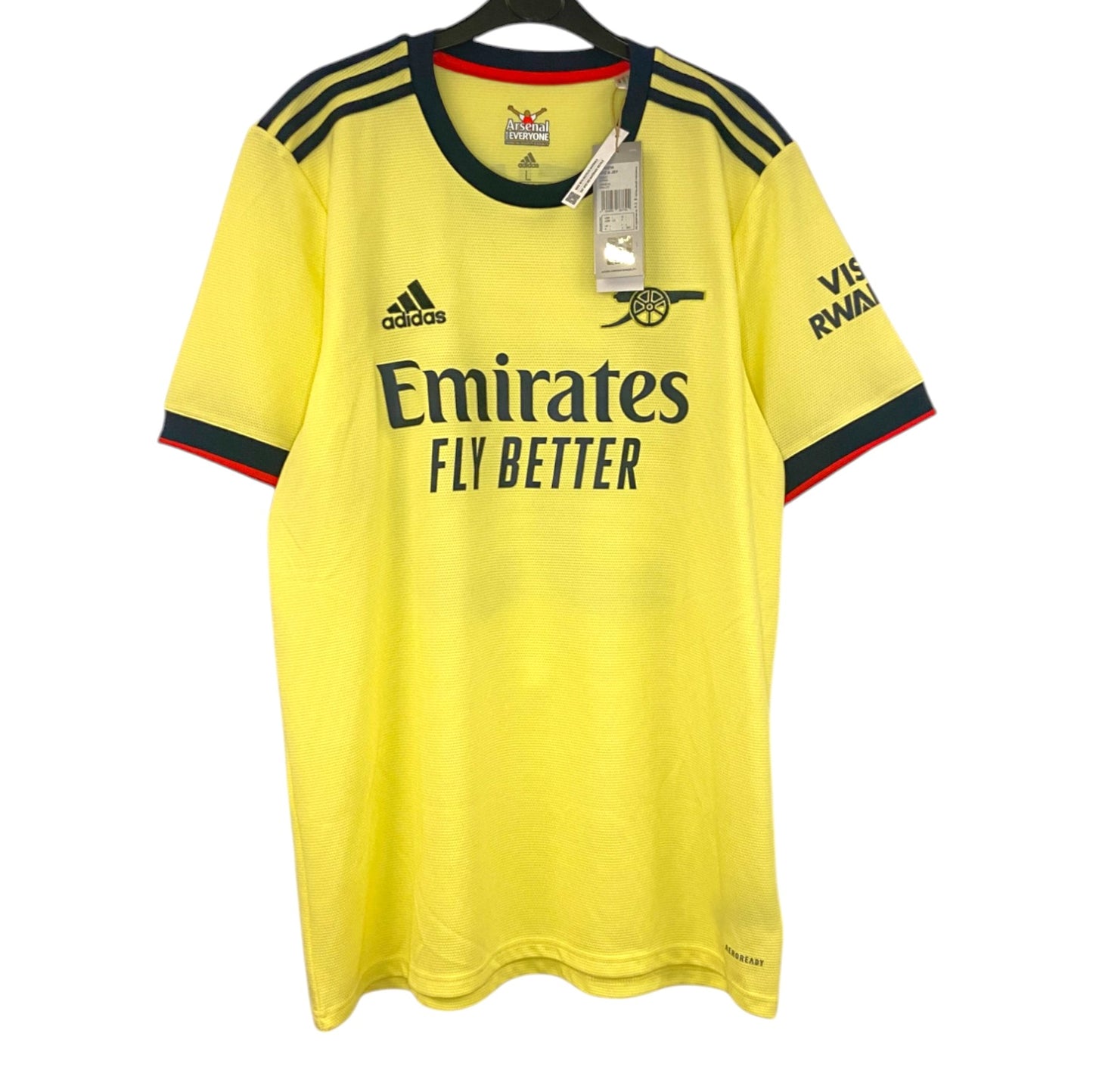 BNWT 2021 2022 Arsenal Adidas Away Football Shirt MARTINELLI 35 Men's Large