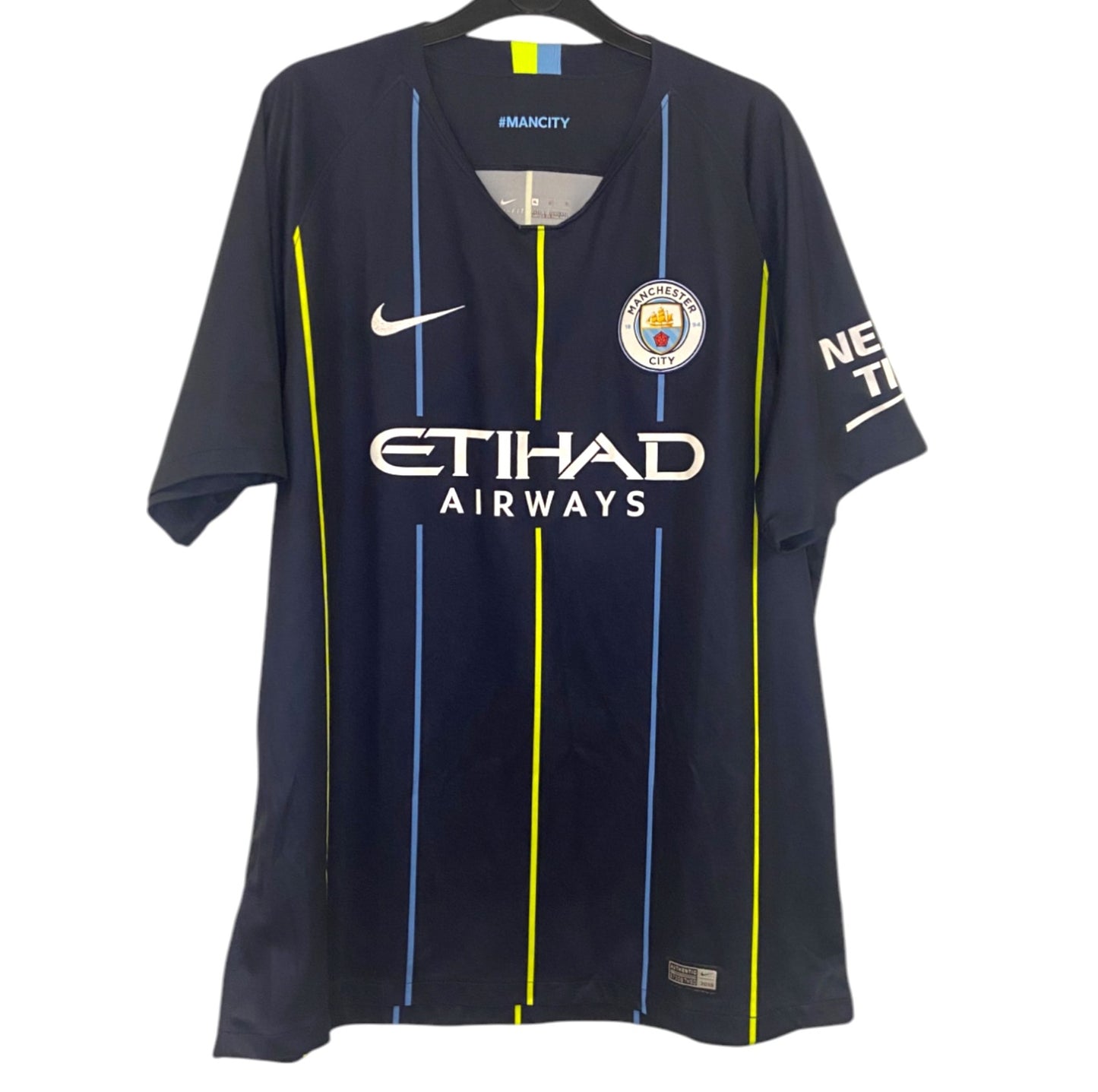 2018 2019 Manchester City Nike Away Football Shirt KUN AGUERO 10 Men's XL