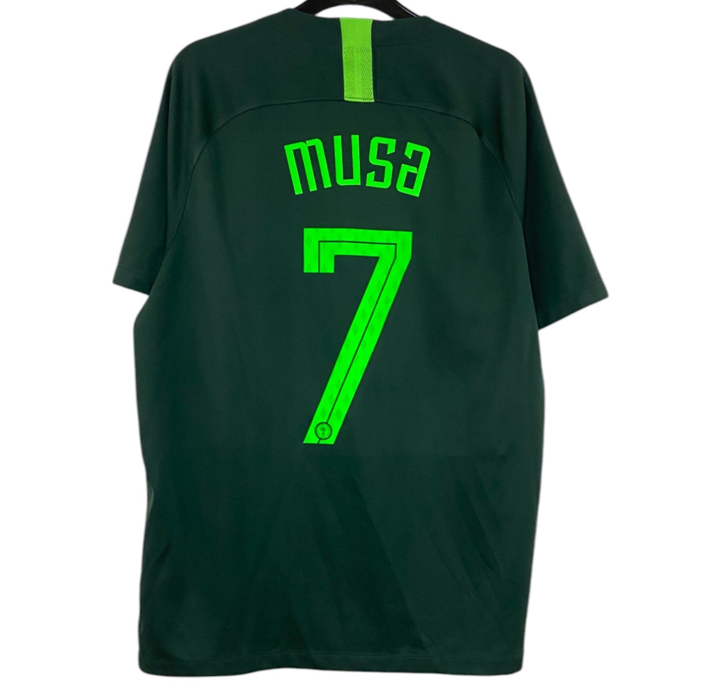 2018 2019 Nigeria Nike Away Football Shirt MUSA 7 Men's Large