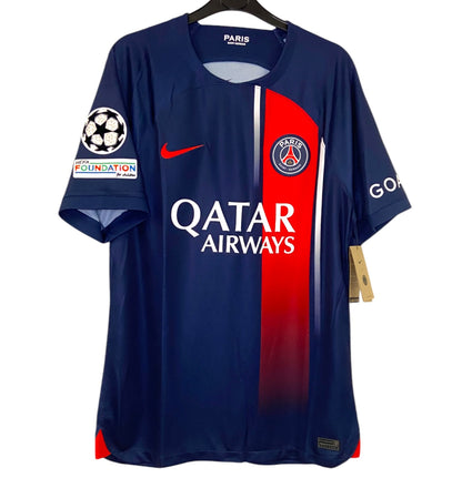 BNWT 2023 2024 Paris Saint-Germain Nike Home UCL Football Shirt MBAPPE 7 Men's Sizes