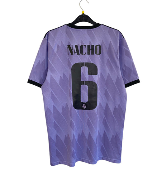 2022 2023 Real Madrid Adidas Away Football Shirt NACHO 6 Men's Medium