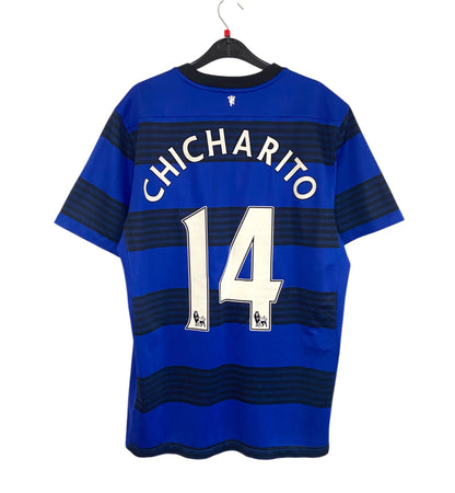 2011 2012 Manchester United Nike Away Football Shirt CHICHARITO 14 Men's Large