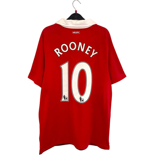 2010 2011 Manchester United Nike Home Football Shirt ROONEY 10 Men's Large