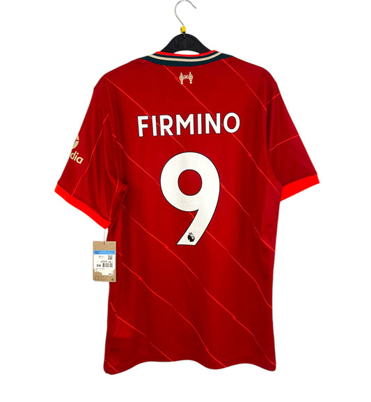 BNWT 2021 2022 Liverpool Nike Home Football Shirt FIRMINO 9 Men's Medium