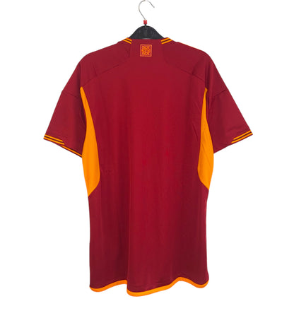 BNWT 2023 2024 AS Roma Adidas Home Football Shirt Men's Large